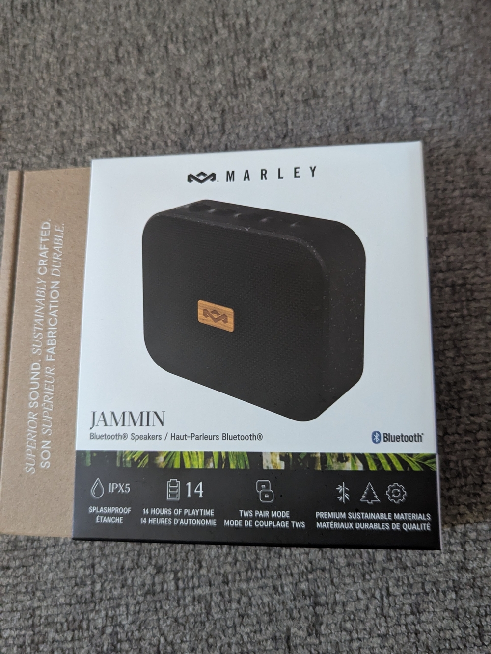 House of Marley Jammin Portable Bluetooth Speaker - Black